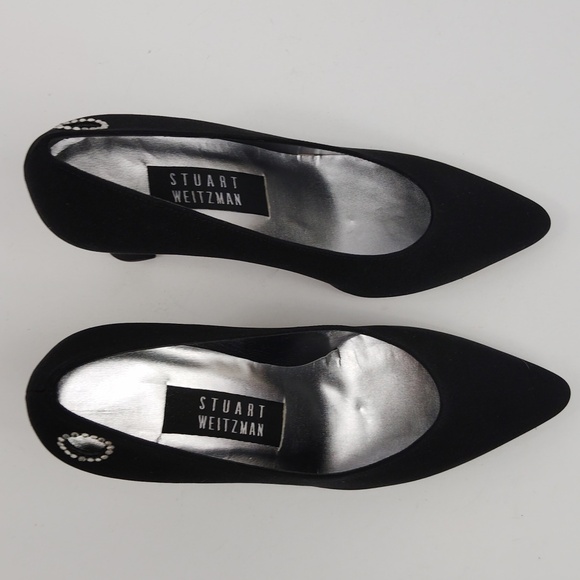 Vintage Stuart Weitzman Heels With Rhinestone Detailing - Picture 3 of 15